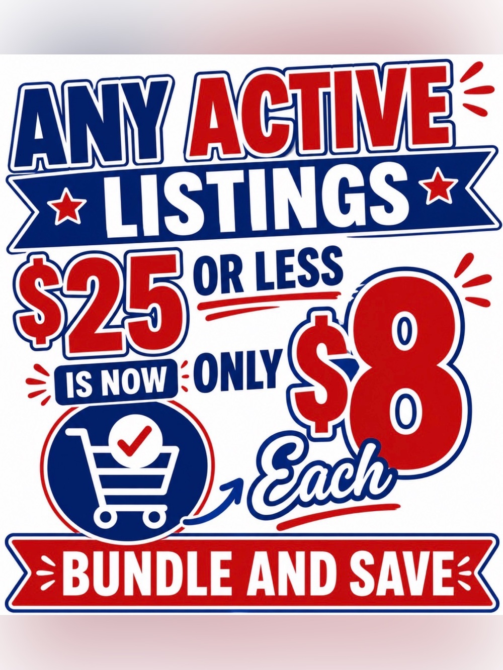 $8 Sale
